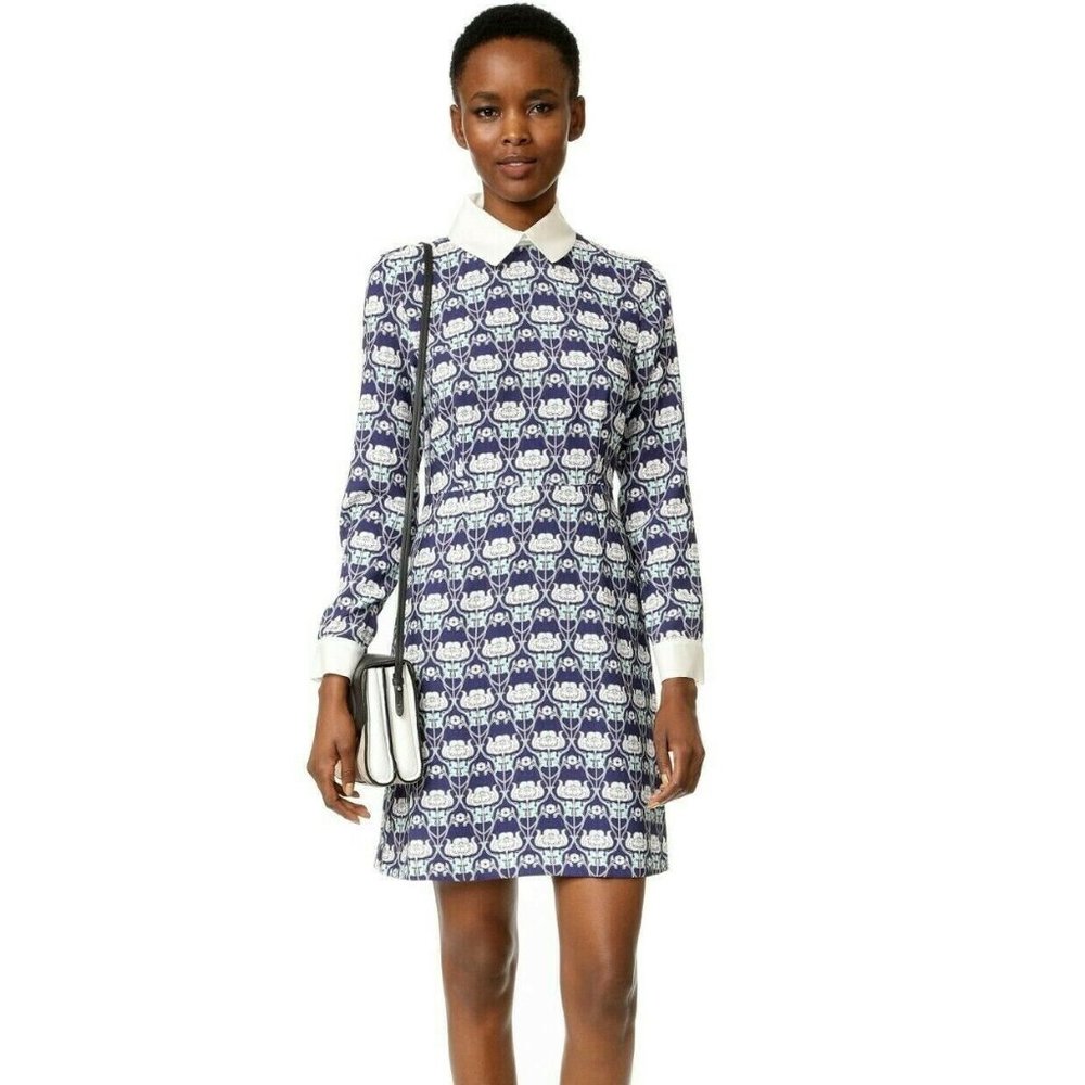 Paul & Joe Sister Long-sleeve Cat-print Dress